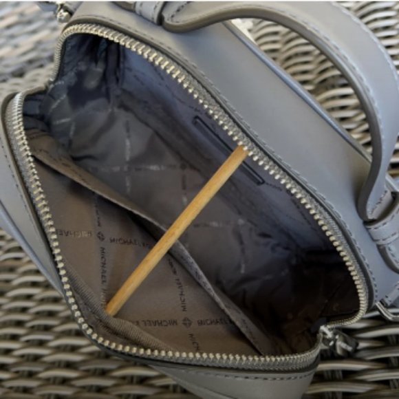 Michael Kors Small Rose Top Handle Leather Satchel - Picture 15 of 16